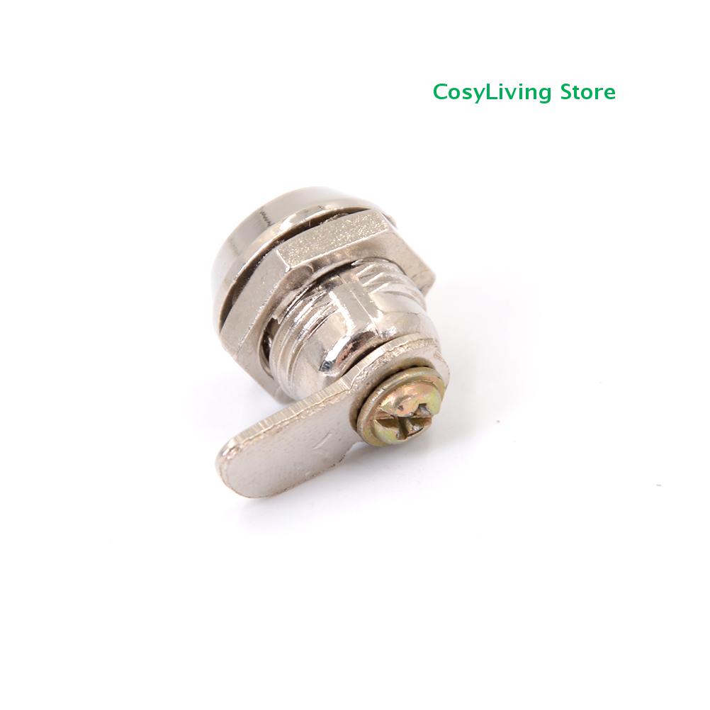 1 X Cam 2 X Keys Lock Zinc Alloy Cam Lock File Cabinet Mailbox Desk Drawer Cupboard Locker Lock