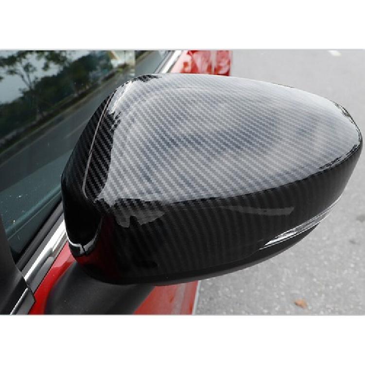 2X Carbon fiber Rearview Mirror Cover For Mitsubishi Eclipse Cross 2018-