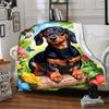 1PC Dachshund Blanket, Throw For Sofa, Bed, Travel, Camping, Livingroom, And Bed, Printing Blanket With Soft And Warm Fabric yy250918131
