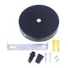 Black Silver Bronze Ceiling Plate Wall Sconce Mount Diy Light Fittings Lamp Base Vintage Pendant Lamp 100*20Mm Disc Base