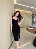 Sexy Nightclub Backless Halter Dress - Short, Slimming Bodycon Sheath for Women