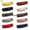 Available: Leather Anti-Fatigue, Anti-Slip Handle Cover for Luggage Handles - Removable with Two-Button Design