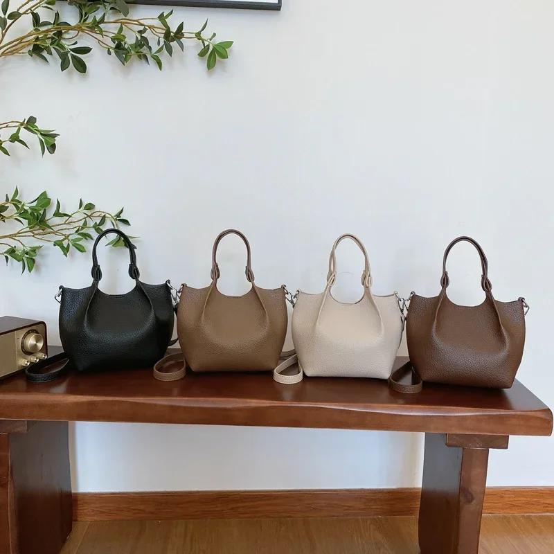 Women's Crossbody Bag Large Capacity New Versatile Autumn and Winter Elegant and Sophisticated Water Bucket Bag