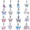 Delicate Butterfly Beaded Pendant Set DIY Glowing Beads Early Spring Insect Theme Jewelry Making Kit