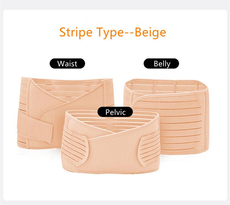 3 In 1 Plus Size Postpartum Support Maternity Recovery Belly Girdle Waist Brace Belt Shapewear Body Shaper