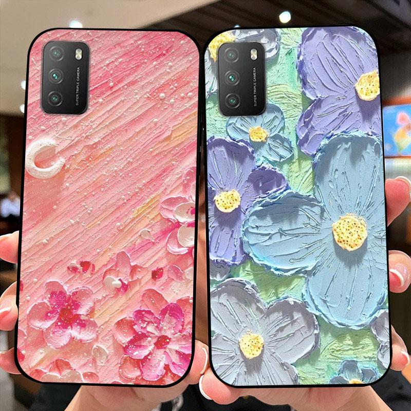 For Xiaomi Poco M3 4G Case M2010J19CG Shockproof Soft Silicone TPU Phone Cover For Poco M3 Pro 5G M2103K19PG Coque Funda Cartoon