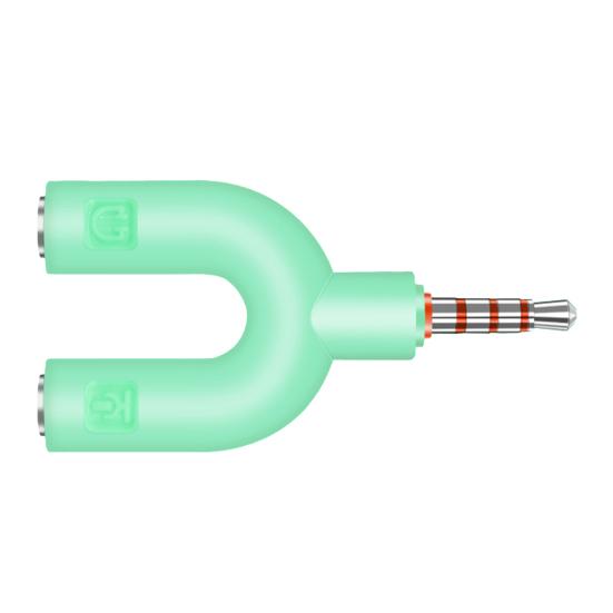 Buy Stereo Adapter 6 Colors Headphone/Mic Splitter at affordable prices