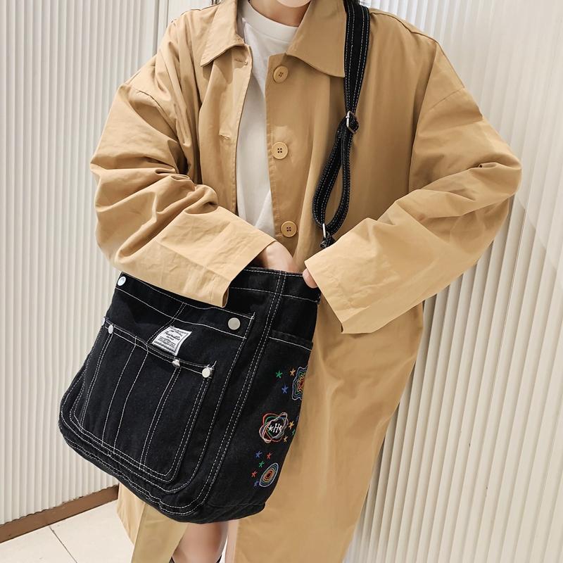 Denim Women's Bag Large Capacity Shoulder Bag Student Crossbody Bag