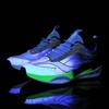 Friction Sound Big Children's Sports Running Shoes Summer Carbon Board Professional Running Shoes Ultra Lightweight Breathable Shock Absorption Boys 