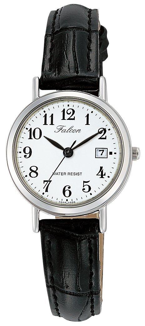 

Citizen Analog Date Leather White Q&Q Women s Watch, Waterproof, Display, Strap, D023-304,