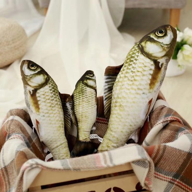 Simulated Crucian Carp Grass Carp Sleeping Pillow Doll Plush Toy Large Rag Doll Spoof Gift Boys And Girls