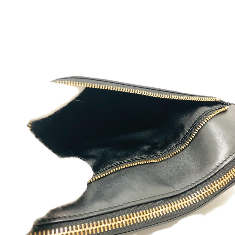 Salvatore Ferragamo Gancini Bag Shoulder Bag Leather Black/GoldHardware