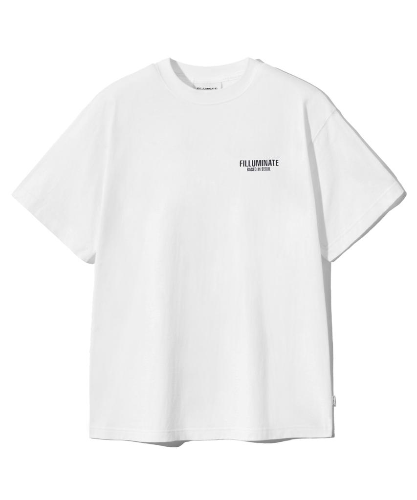 FILLUMINATE Contrast Graphic T-Shirt - White
