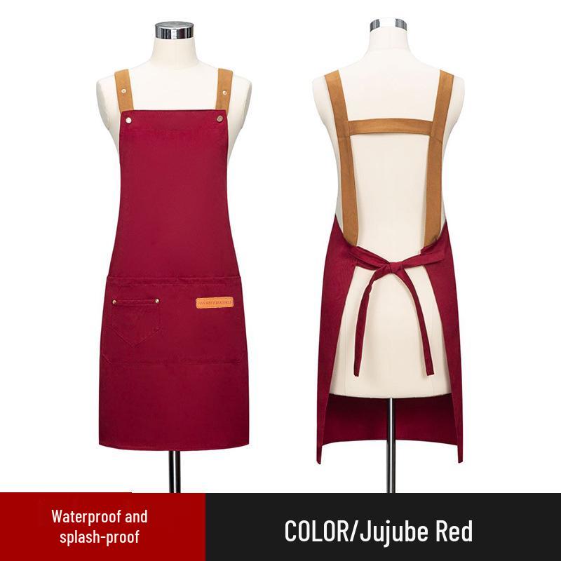 Wasserdichte Schürzen mit individuellem Logo für Küche, Salon und Café