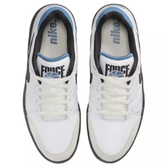 Nike Full Force Low White Black Aegean Storm - HJ7262-100 Men's Sizes