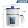 220V Electric Double Layer Multi Cooker Non-Stick Smart Single MultiCooker Steamed Rice Pot For Home EU Plug