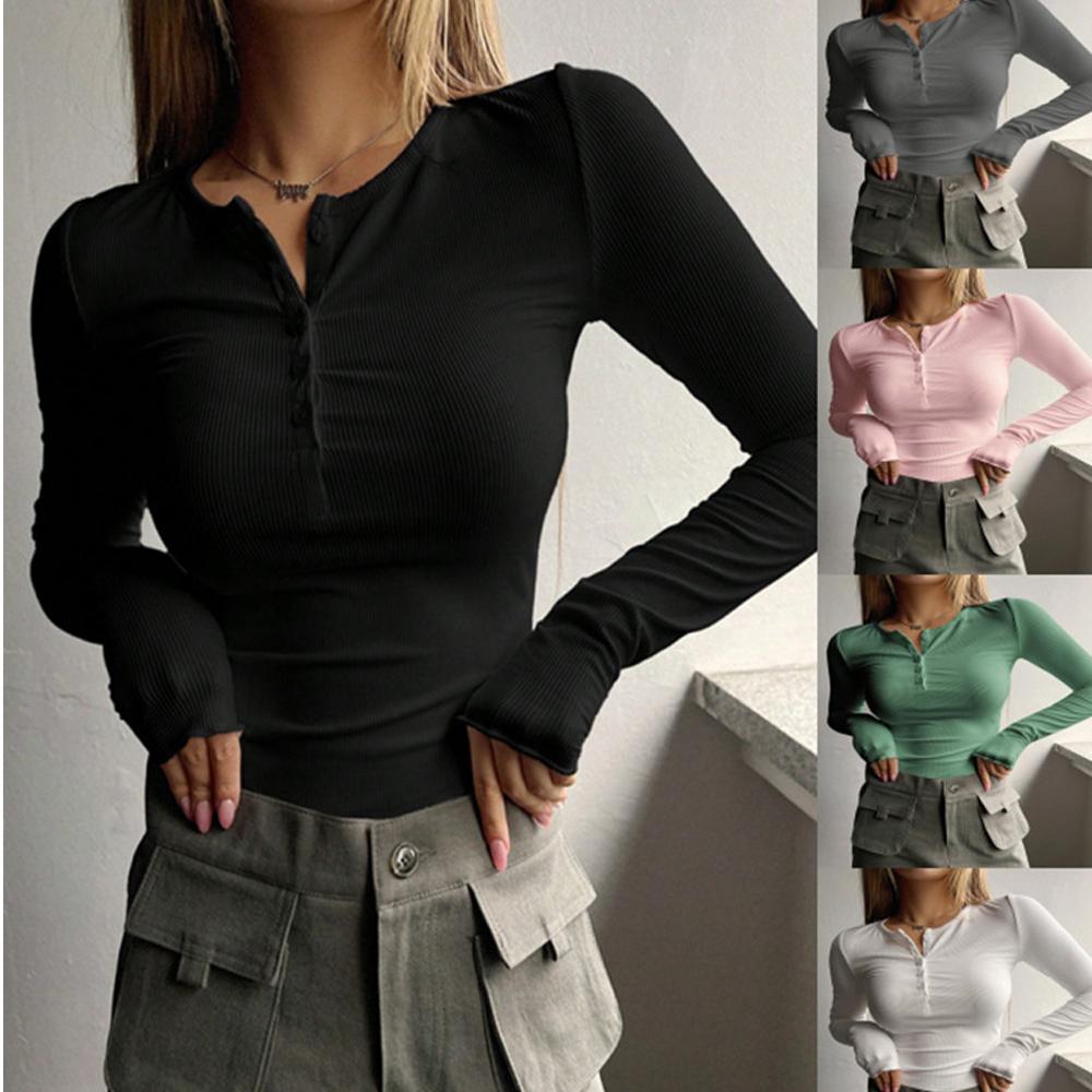 

Осенне-зимний женский новый модный однотонный вязаный женский пуловер в рубчик с длинными рукавами и v-образным вырезом