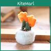 Plush Tulip Plant Keychain With Soft Pp Cotton For Gift Gift For Teens