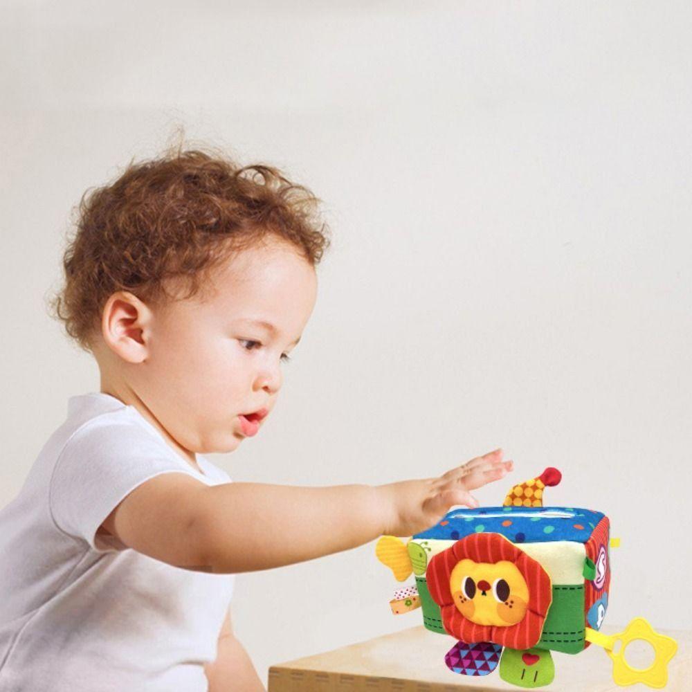 Figure Model Can't Tear Tissue Box Decorative Early Education Model Toy  Home Decoration