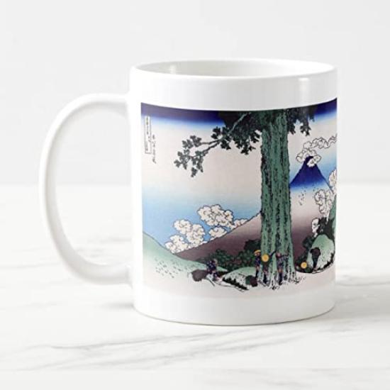 Katsushika Views of Mount Fuji Photo Mug Hokusai's Thirty-six "Kōshū Mishimagoe" Mug (Ukiyo-e Series)