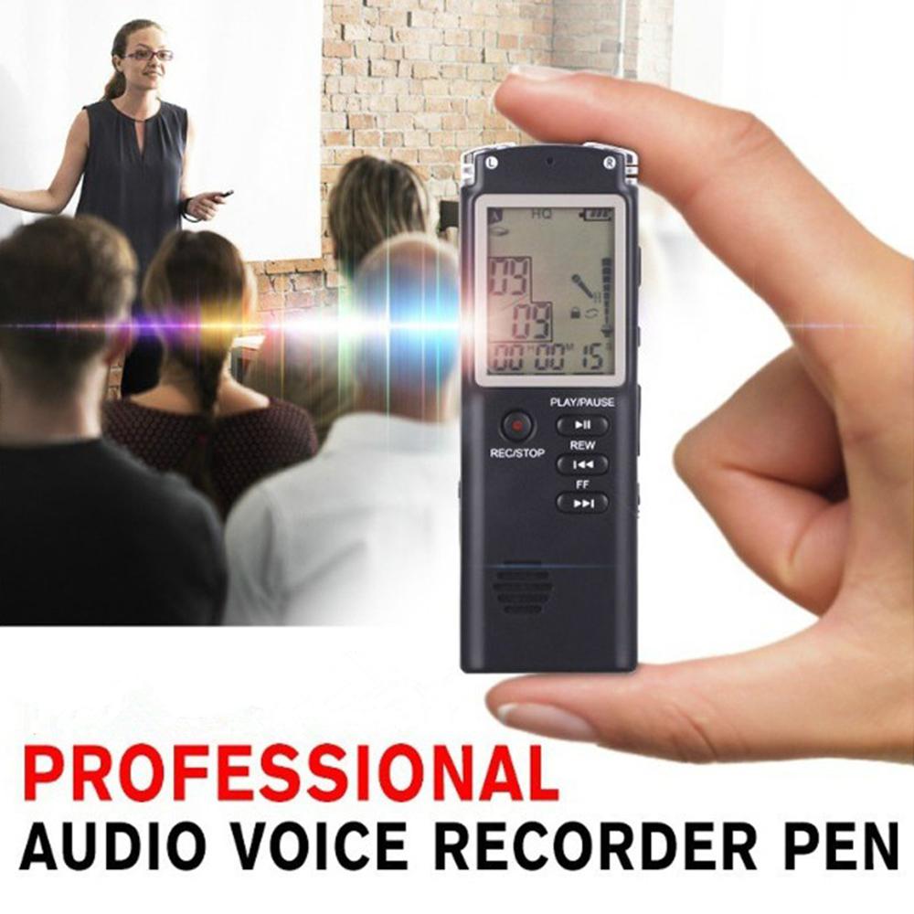 32G Voice Activated Mini Digital Sound Audio Recorder Dictaphone MP3 Player