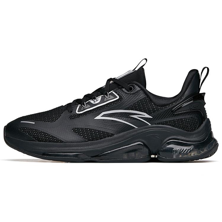 New Anta Cushioning Anti-Slip And Wear-Resistant Rebound Breathable Low-Top Running Shoes Men's Black 112215501-1