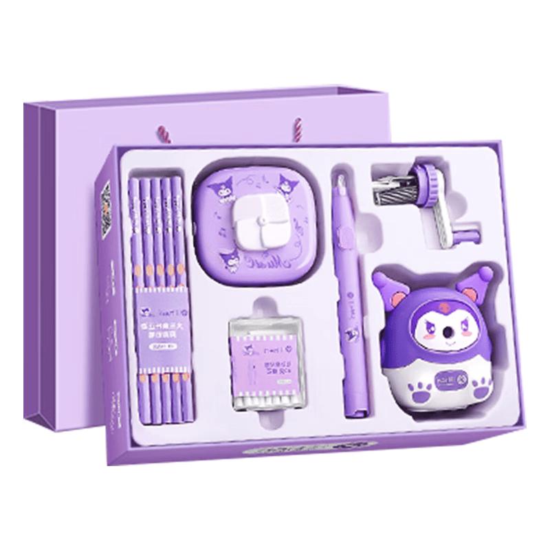Kuromi Electric Stationery Gift Set for Girls