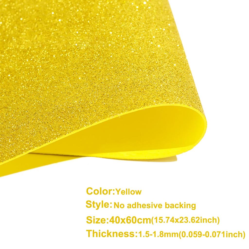 1pcs 40cm x 60cm Golds Powder Glitter EVA Foam Sheet Sponge Paper Foam Paper DIY Handmade Supplies Without Glue