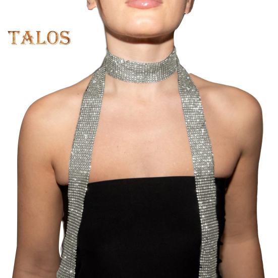 Women Long Scarf Shiny Sequins Comfortable Long-wear Scarf Sequin Embellished Decorative Scarf Daily Party Wear