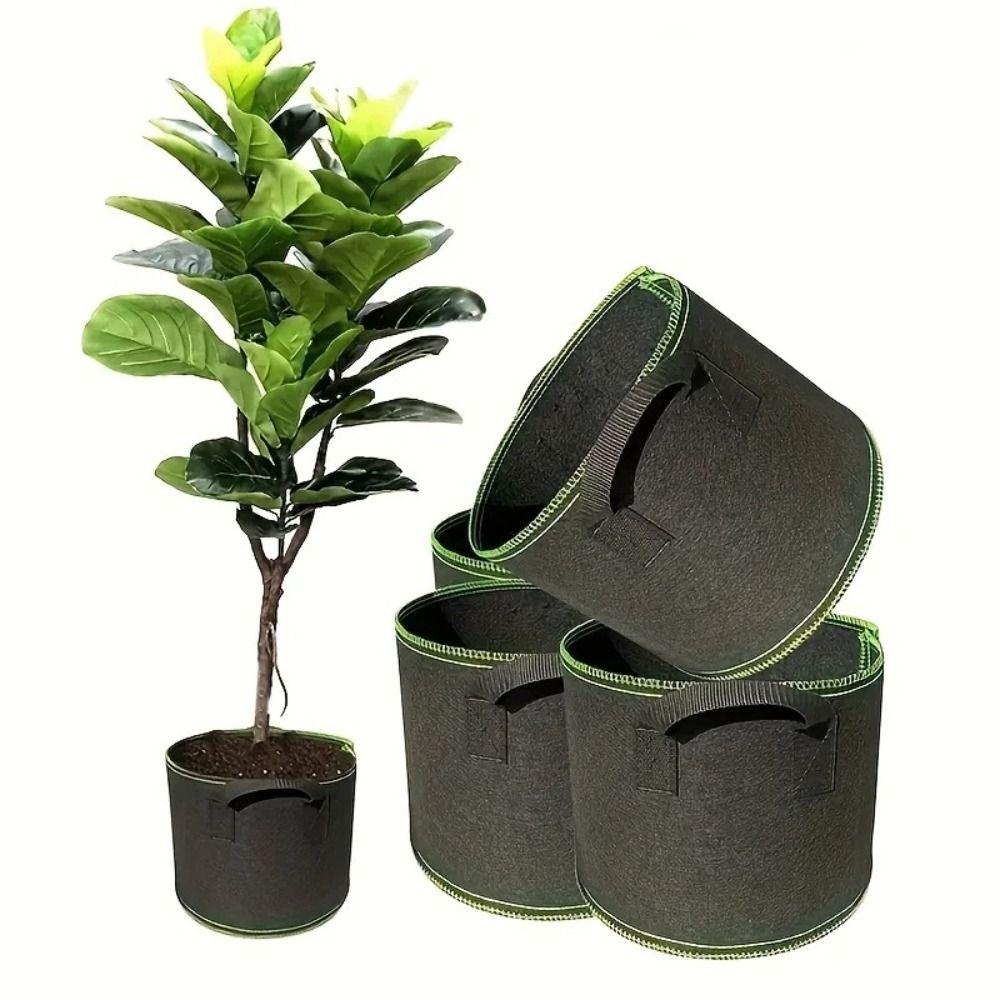 1/3/5/7/10 Gallon Felt Garden Planting Bag Planting Container  Vegetable Tomato Potato Flower