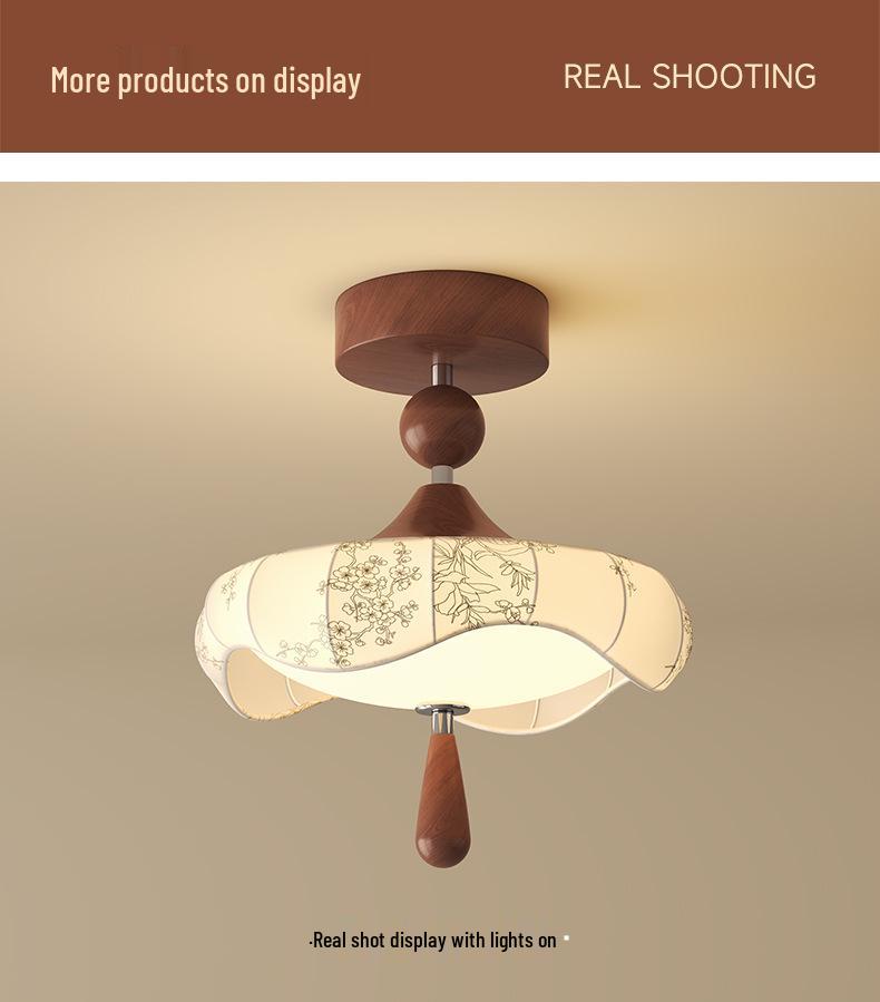 Ästhetische Stoffleuchte im Stil der Song-Dynastie für Eingang, Flur oder Balkon