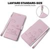 For iPhone 16 Pro Max Case RFID Blocking Kitten Pattern TPU+PU Leather Phone Cover