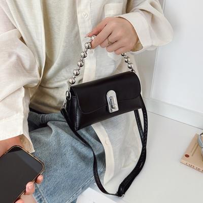 Silver Bag Women's New High-end Chain Underarm Bag Niche Light Luxury Design Shoulder Messenger Bag Women
