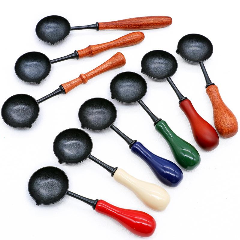 Wax Seal Stamps Spoon Seal Non Stick Spoon Sealing Wax Spoon Stamp Seal Heating Lacquer Wax Tool Anti Stick Easy To Clean