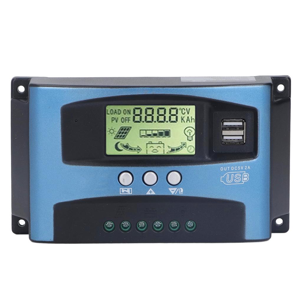 MPPT Solar Photovoltaic Charging Controller Automatic LCD Solar PV Charge Controller 40A 12V 24V