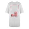 Love Moschino Damen Oversized T-Shirt Kleid mit Box Logo