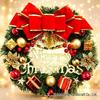 Artificial Christmas Wreath Decorations for Door, Window, Scene Props, and Tree Accessories