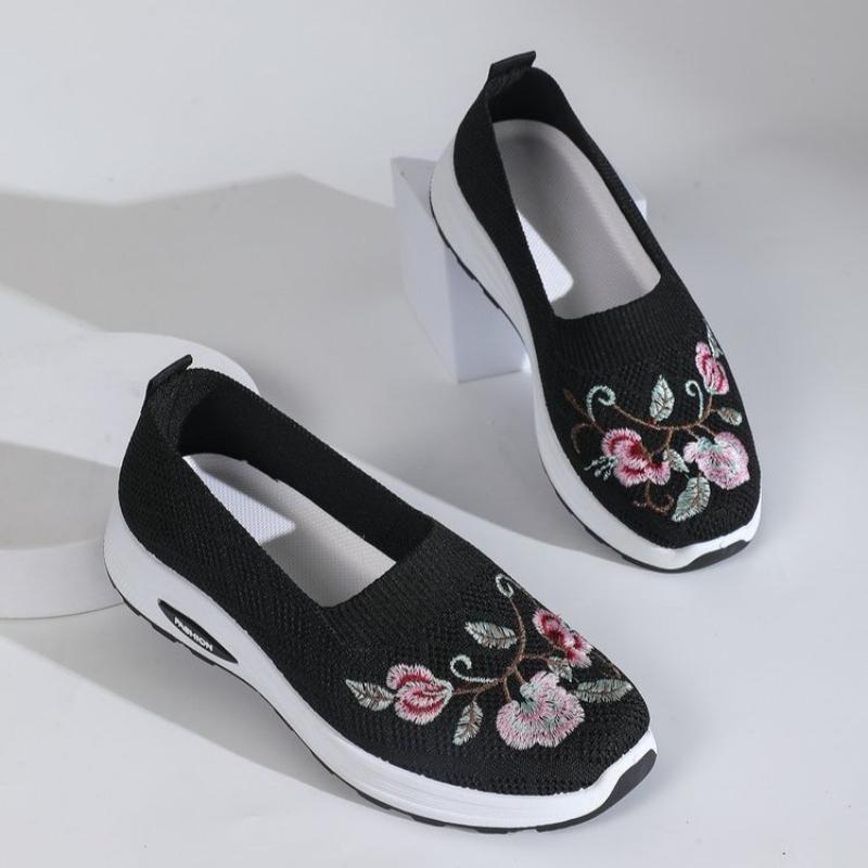 Fashion Spring and Autumn New Women's Sports Shoes Fashionable Breathable  Wear-Resistant Casual Sports Shoes Flat Shoes Loafers