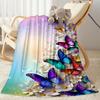Enchanted Butterfly Garden blanket Suitable for offices, travel, living rooms also a good gift for friends and family Suitable for all seasons.