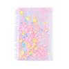 Glitter Sequins PVC File Storage Bag Zipper A5/A6 Inner Pocket File Holder Binder Storage Pouch
