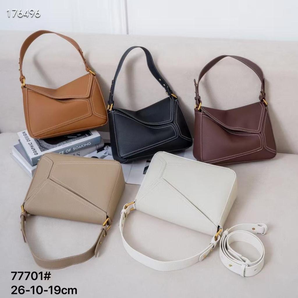 Women's Versatile Cowhide Crossbody Underarm Bag – Medium
