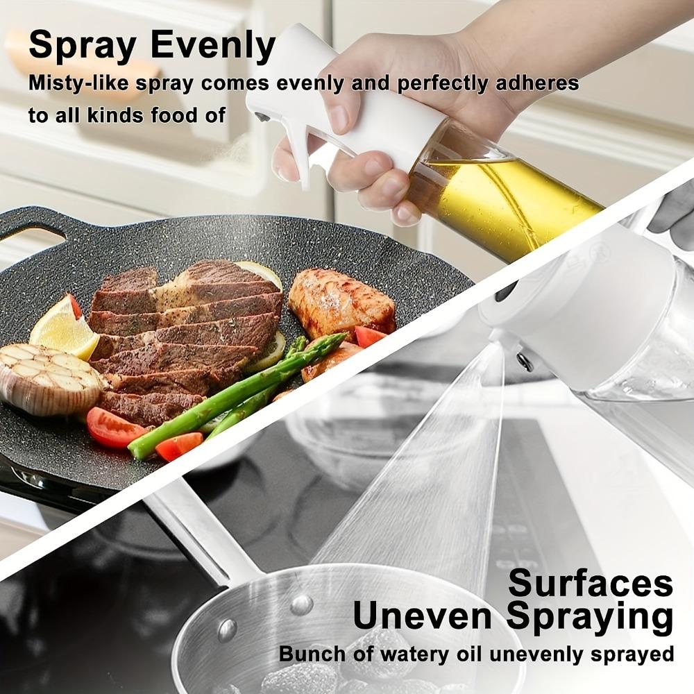 1 bucată de sticlă de pulverizare de ulei spray ulei de măsline ulei de gătit friteuza cu aer ibric de ulei de bucătărie cu pulverizare de ulei de uz casnic ceainic sticlă aragaz sticlă de ulei
