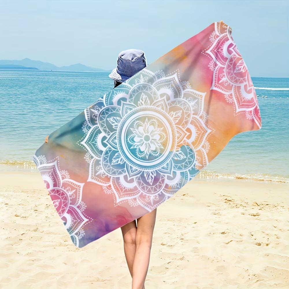 Europe, America, India, Mandala Beach Towels, Popular Microfiber Bath Towels