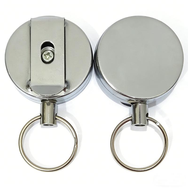 Retractable Pull Pen Pencil Holder Universal Pen Lanyard With Belt Clip Key Ring For Carpenters Workers Nurses Waiters