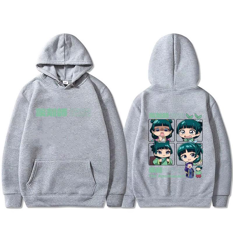 Anime The Apothecary Diaries Maomao Graphic Hoodie Men Women Cute Funny Pullover Hoodies Male Casual Oversized Hooded Sweatshirt