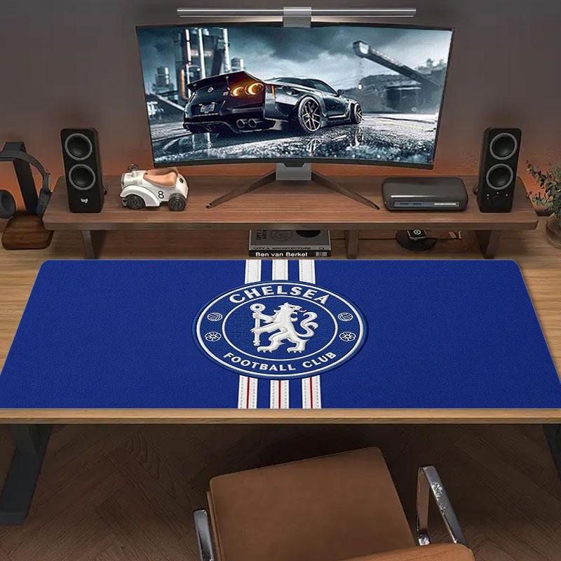Chelsea F Large Size Mouse Pad Large Gaming Table Cushion Non-slip Laptop Tablet Big Mousepad XXL Mat Mini PC Playmat With Lock edge