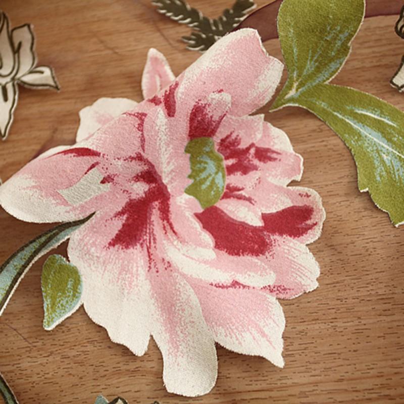 Floral Tulle Curtians for for Living Room Kitchen Embroidered Sheer Curtains Rapes For Bedroom Luxury Floral Tulle Curtains