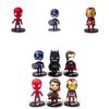 Charming Avengers Birthday Cake Decoration Figures Including Iron Man And Captain America For Kids' Celebrations
