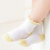 3 Pair/set Kids Socks Elastic Cuffs Breathable Mesh Design for Daily Use 0-5 Years Old Comfortable Summer Footwear