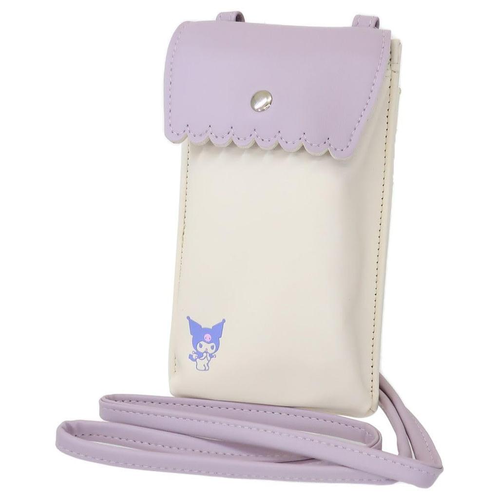 Marushin Crossbody Shoulder Sanrio Kuromi Kyun Sweet Smartphone Mini Smartphone Accessory Perfect for 3825001600 Bag, Bag, Pouch, Sacoche, Pouch,